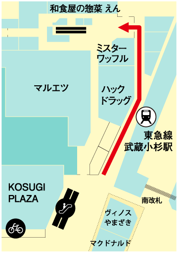 入場口案内地図
