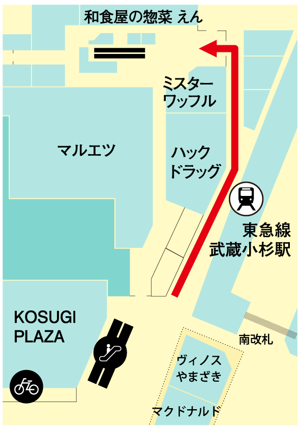 入場口案内地図