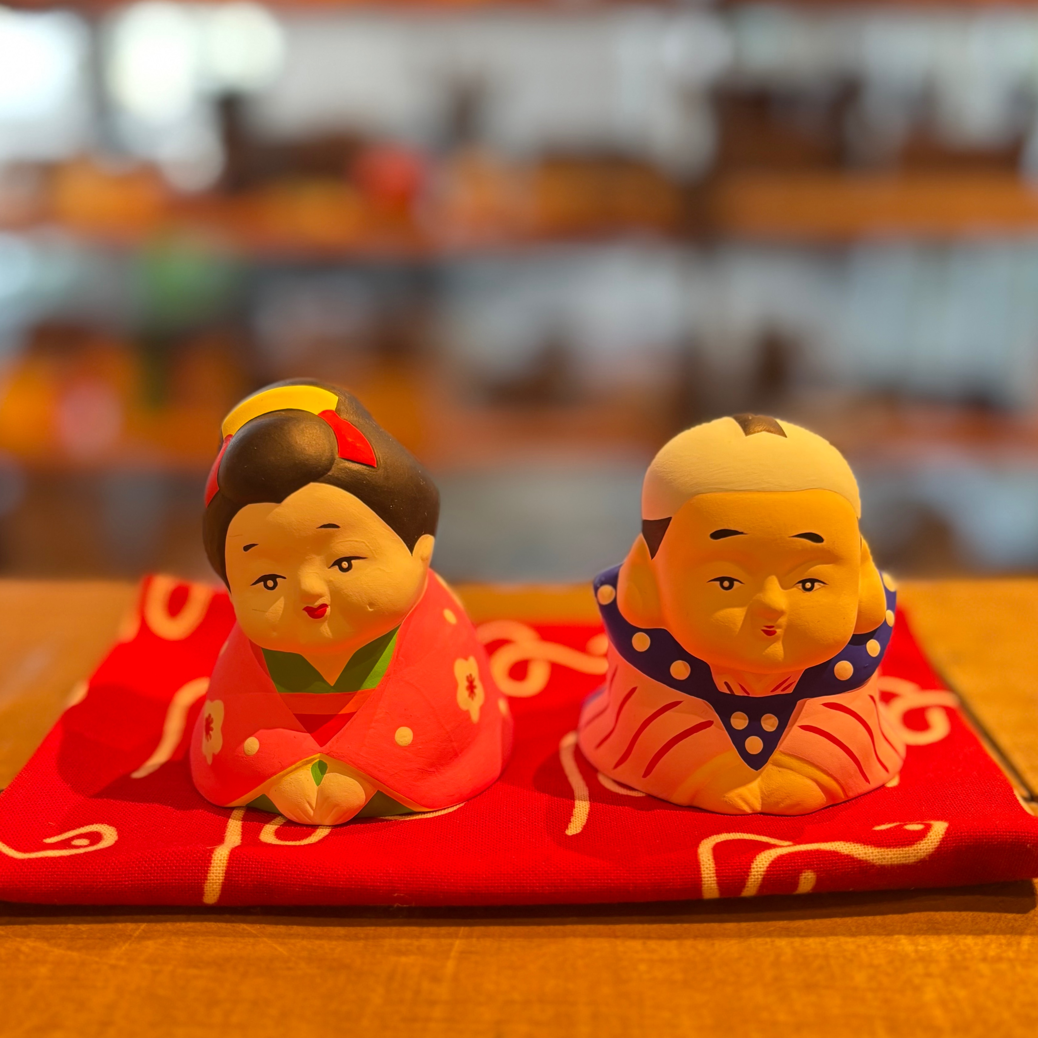 陶器福助さん 福助さんとお福さん | ショップニュース | 武蔵小杉東急スクエア
