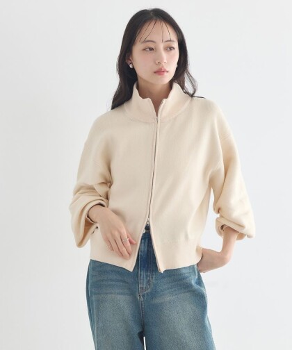 今季マスト♡ダブルジップニット✨