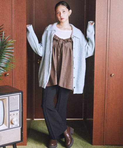 トレンド素材✨レザーのキャミチュニックご紹介🐶🐾