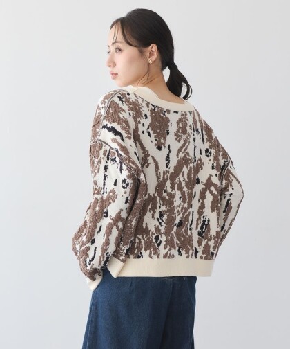 リバーシブルで楽しめる秋ニット🍁