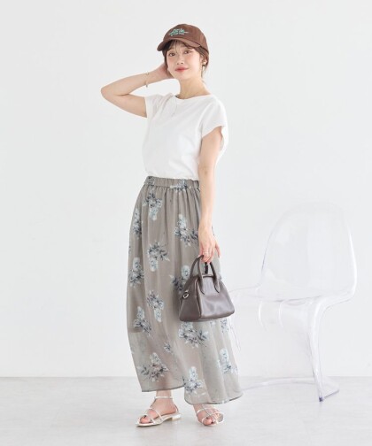     🌿 1枚あると大活躍♪シンプルフレンチスリーブT