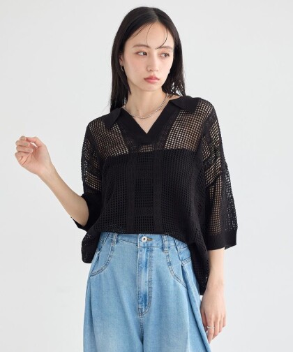 夏にピッタリのポロニットアイテム✨