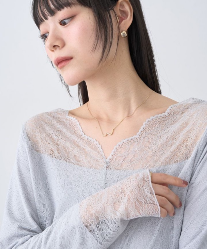 あったか素材のフェミニンインナー🤍✨