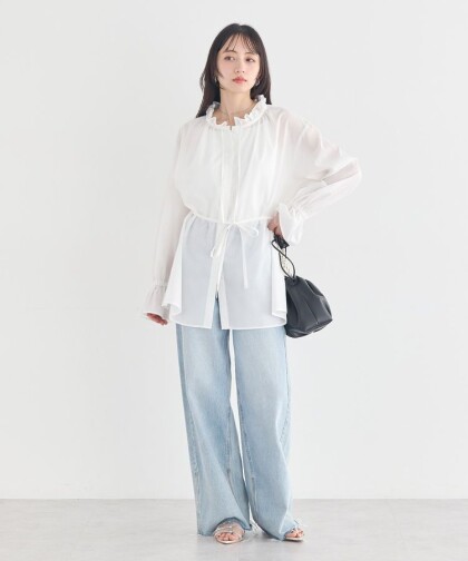 ふんわり上品に決まる春の主役ブラウス🌸