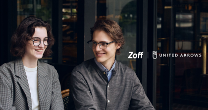 Zoff × UNITED ARROWS コラボレーションアイウェア発売