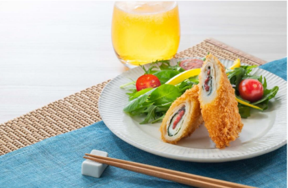 期間限定①〜チキン梅しそ巻きかつ〜