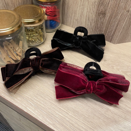 ♡新作 リボンバンスクリップ♡