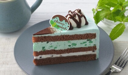チョコミントケーキ！