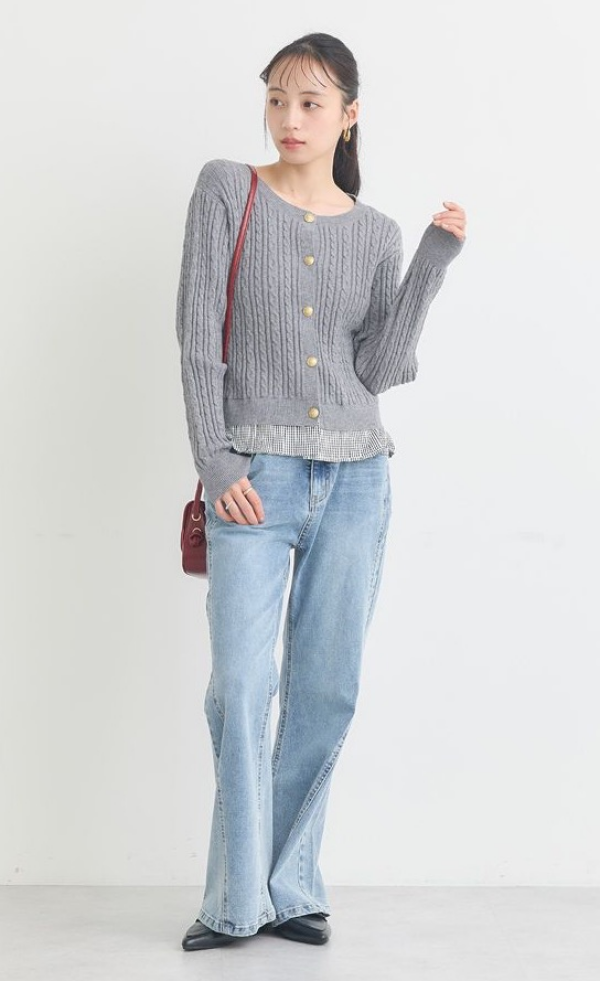 美脚効果抜群✨フレアデニムパンツ👖🩵