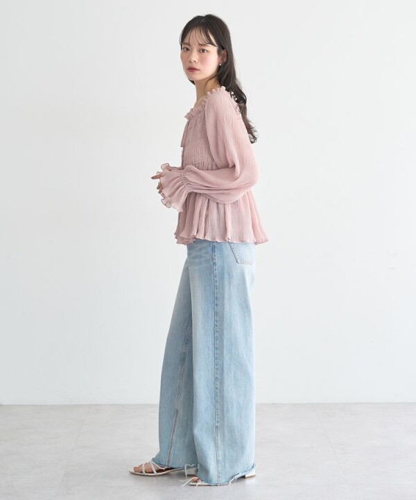 ふんわり揺れる、春の愛されブラウス🌸