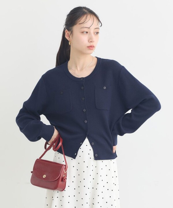 重ね着も楽しめるきれいめカーディガン🌷💕