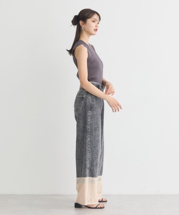 今までにない！デニム✖️レースパンツ👖