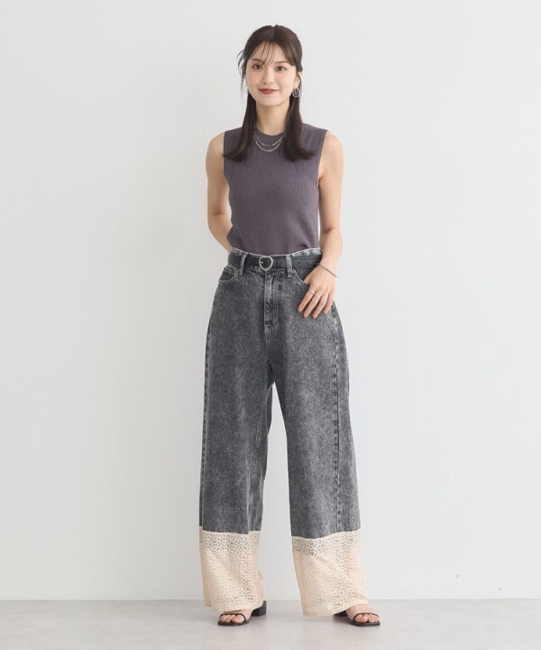 今までにない！デニム✖️レースパンツ👖