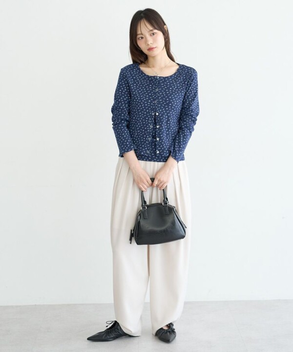 🌼小花柄が可愛い♡大人フェミニンカーディガン✨