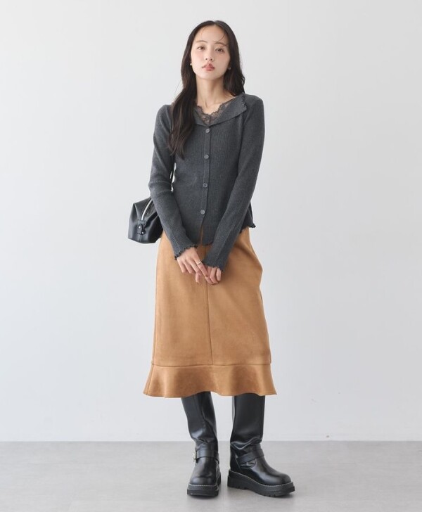 大人可愛い🫧リブニットプルオーバー