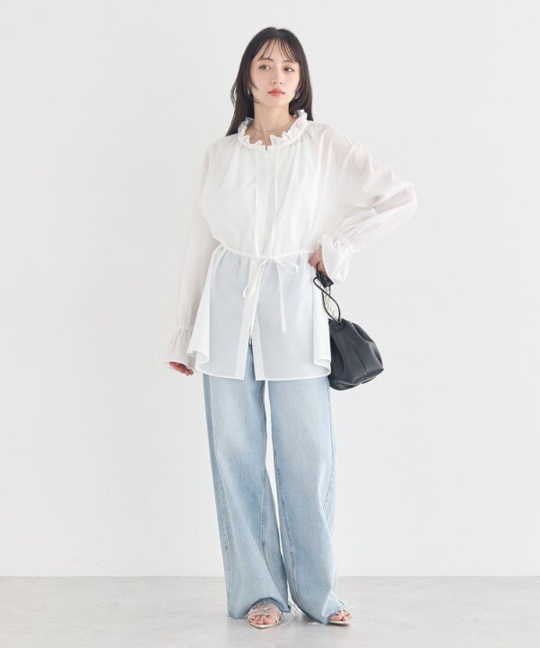 ふんわり上品に決まる春の主役ブラウス🌸