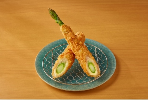 数量限定‼︎アスパラチーズ巻きかつ！