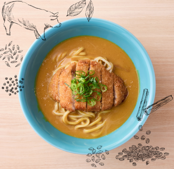 【めん色　新メニュー紹介】ボリューム満点！とんかつのっけカレーうどん