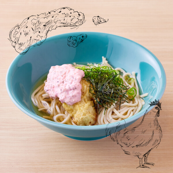 【新メニュー紹介】鶏天タルタルのつゆかけうどん