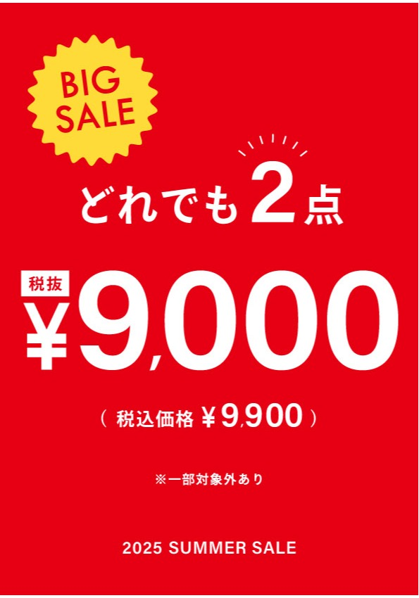 どれでも2点9,000(税抜)