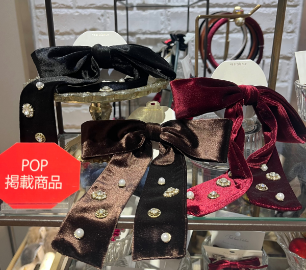 ♡新作ベロアリボンフックポニー♡