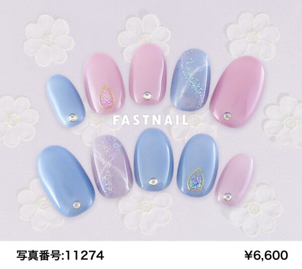 梅雨ネイル＊+° 
