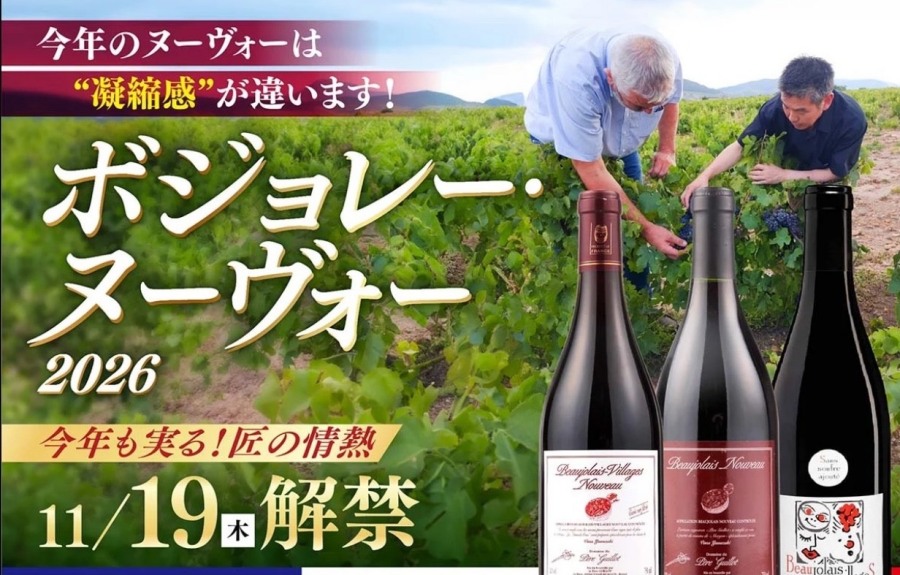 ボジョレー・ヌーボーご予約受付中！