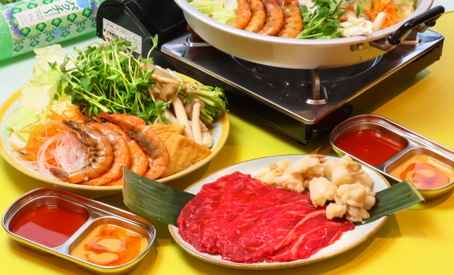話題沸騰！！タイ伝統の鍋料理『ムーガタ鍋』
