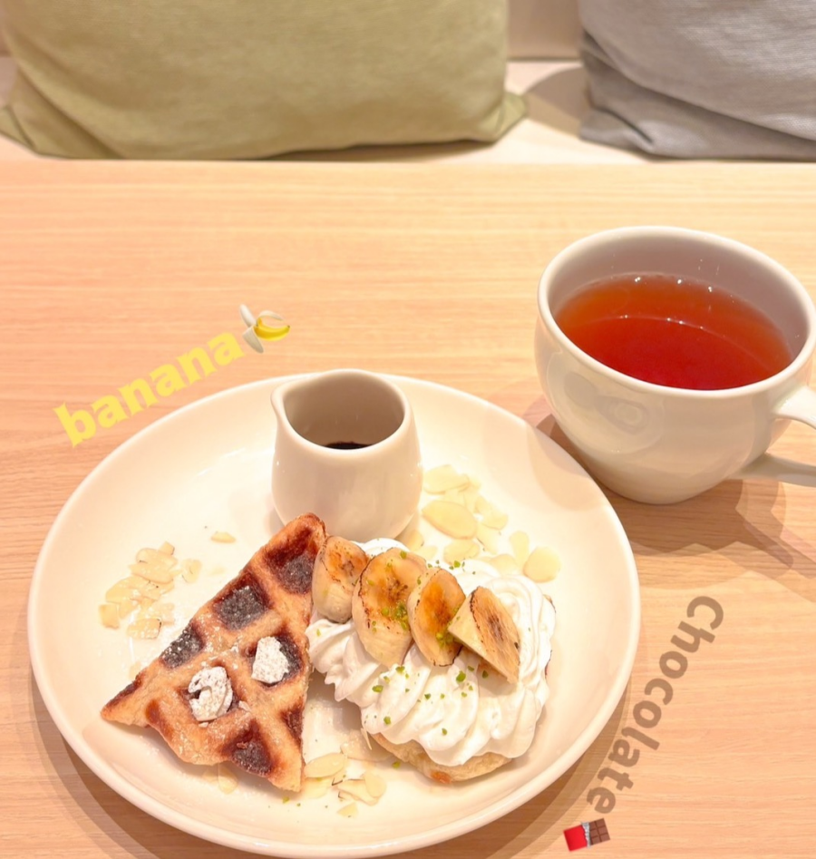 「チョコバナナクロッフル」