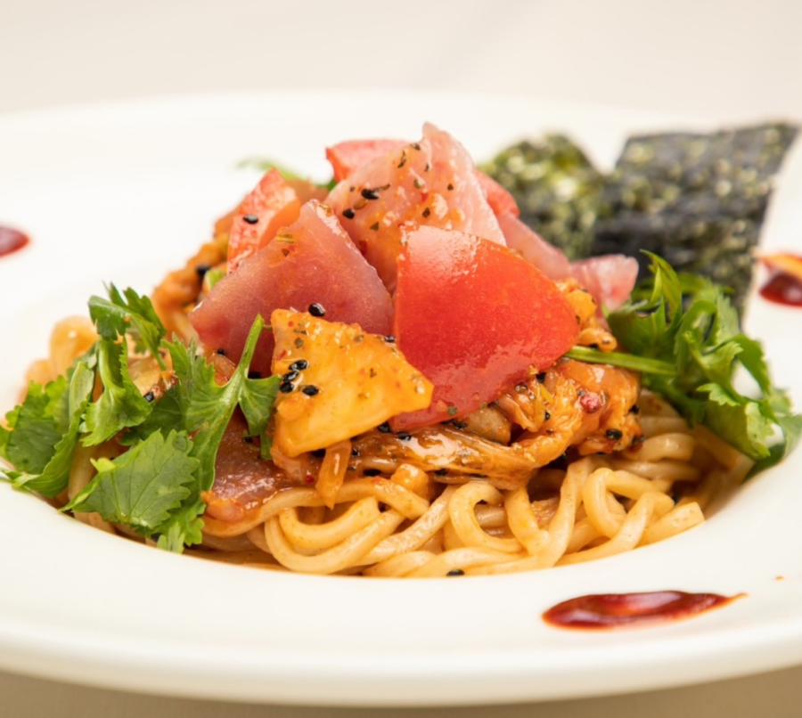 夏季限定メニュー！「ピリ辛ビビン麺」