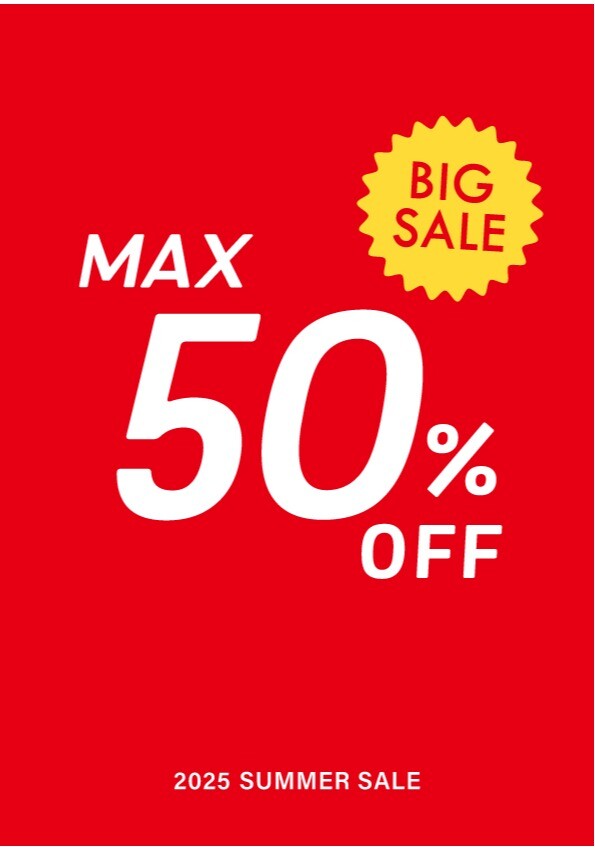 MAX 50% OFF！！