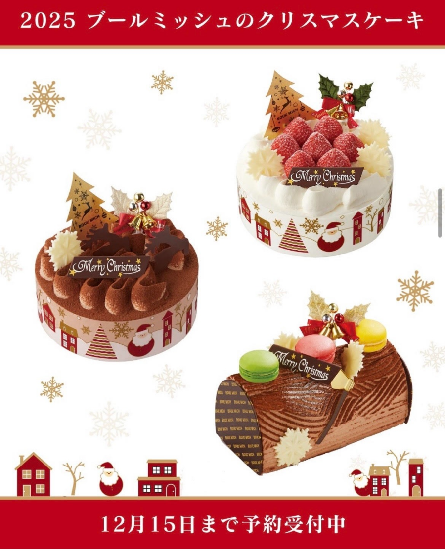 ブールミッシュのクリスマスケーキ☆
